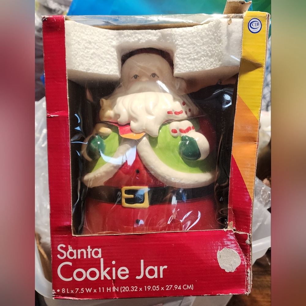 Santa Cookie Jar